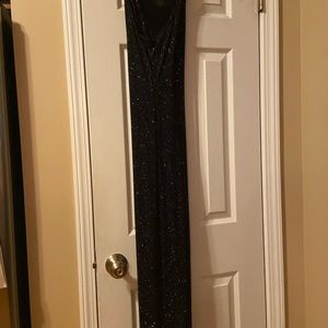 This is a multicolor stretchy dress perfect for NYE! Worn one time